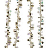 Iridescent and Gold Beaded Garland