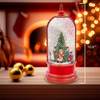 10.8" Battery-Operated USB Lighted Musical Nutcracker Water Globe