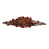 12" Un-Lit Natural Brown Star With Berries Tree Topper