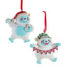 Yeti Ornaments, 2 Assorted