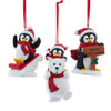 Penguin Ornaments, 3 Assorted