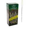 Glow-In-The-Dark Glass Icicle Ornaments, 24-Piece Box