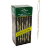 Glow-In-The-Dark Glass Icicle Ornaments, 24-Piece Box