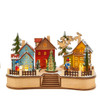 7“ Battery-Operated LED Musical House With Motion
