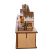 Battery Operated LED Wooden Village Houses