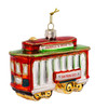 San Francisco Cable Car Glass Ornament
