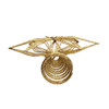 12" Unlit Gold Glittered 6-Point Star Tree Topper
