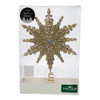8" Un-Lit Champagne Gold Star Treetop