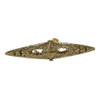8" Un-Lit Champagne Gold Star Treetop
