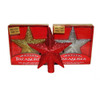 4“ Un-Lit Petite Treasures Miniature Star Treetops, 3 Assorted