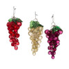 Beaded Grape Ornaments, 3 Assorted