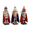 15“ Hollywood Nutcrackers™ Red, White and Teal Soldier & King Nutcracker, 3 Assorted
