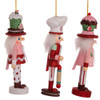 6“ Hollywood Nutcrackers™ Cake, Cocoa and Gingerbread Nutcracker Ornaments, 3 Assorted