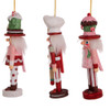 6“ Hollywood Nutcrackers™ Cake, Cocoa and Gingerbread Nutcracker Ornaments, 3 Assorted