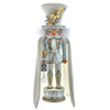 18“ Hollywood Nutcrackers™ White Snowflake LED Soldier Nutcracker