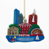 Boston Scene Ornament For Personalization