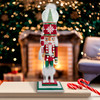 21" Hollywood Nutcrackers™ Deck The Halls Musical Water Globe Hat Nutcracker