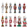 5" Hollywood Nutcrackers™ Nutcracker Ornaments With Rack, 12 Assorted