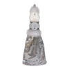 22" Hollywood Nutcrackers Musical Silver Nutcracker With Water Globe