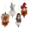 6“ Holly Hats™ Oz Ornaments, 4 Assorted