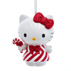 Hello Kitty™ In Red & White Dress With Candy Cane Ornament