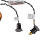 12' UL 10L Orange, Purple and Green Ball With Spider Connectible Light Set
