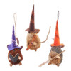 Halloween Buri Mouse Ornaments, 3 Assorted