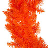 24" Un-Lit Orange Wreath