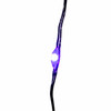 8' Battery Operated 25L Purple Fairy LED Black Wire Light Set In PDQ