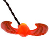 7' UL 25L Purple & Orange Dangling Bats Icicle Light Set