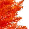 3' Pre-Lit Orange Incandescent Halloween Orange Potted Tree
