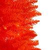 7' Pre-Lit Halloween Orange Tree With Orange Incandescent Lights