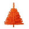 24" Pre-Lit Halloween Orange Wall Tree With Orange Incandescent Lights