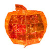 6.5" 100L Orange Micro LED Magical Iridescence Holographic Jack-O-Lantern