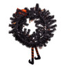 33" Un-Lit Orange Halloween Wreath