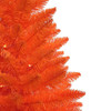 3' Battery Operated Pre-Lit Halloween Orange Potted Tree With Orange LED Lights