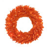 24“ Battery Operated Pre-Lit Orange Wreath