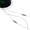 12"-22" Magical Iridescence Holographic LED Witch & Two Ghosts Lawn Décor, 3-Piece Set
