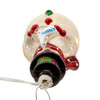 5“ Hershey's™ Illuminated Gems Pre-Lit USB Snowman Glass Ornament