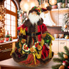 23" Un-Lit Fabriché™ Santa Tree Topper