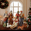 Porcelain Nativity Set, 9-Piece Set
