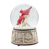 100MM Wind Up Musical Cardinals Water Globe