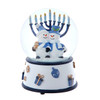 100MM Musical Wind-Up Hanukkah Snowman Water Globe