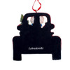 Labradoodle In Back Of Truck Ornament For Personalization