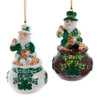 Porcelain Irish Santa Ornament