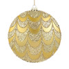 200MM Gold Scalloped Disc Ornament
