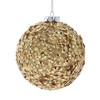 120MM Gold Glittered Ball