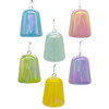Shatterproof Iridescent Candy Colored Gumdrop Ornaments, 6 Assorted