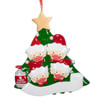 Elves Family Of 4 With Masks Ornament For Personalization