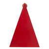 Wooden Triangle Santa Head Advent Calendar